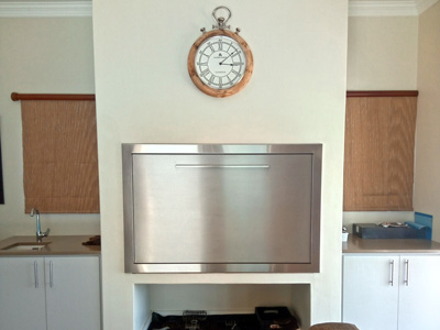 SS Professional frame with single slide-in door